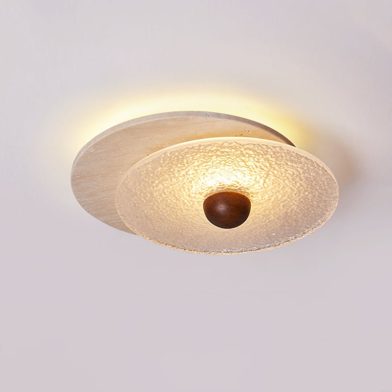 Lunar Ripple Ceiling Light