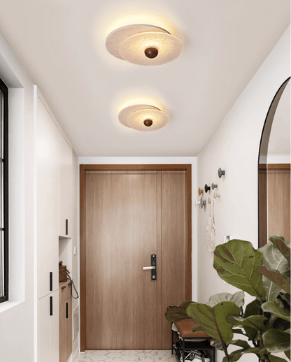 Lunar Ripple Ceiling Light