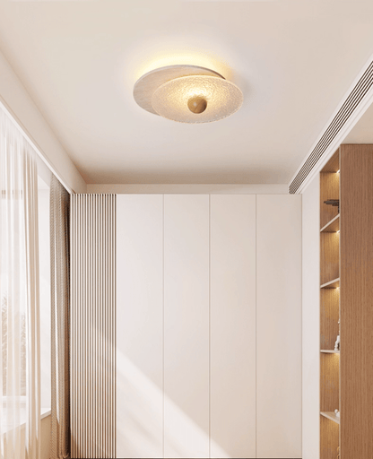 Lunar Ripple Ceiling Light