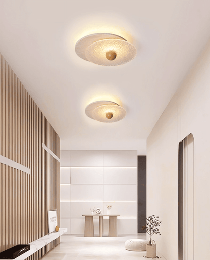 Lunar Ripple Ceiling Light