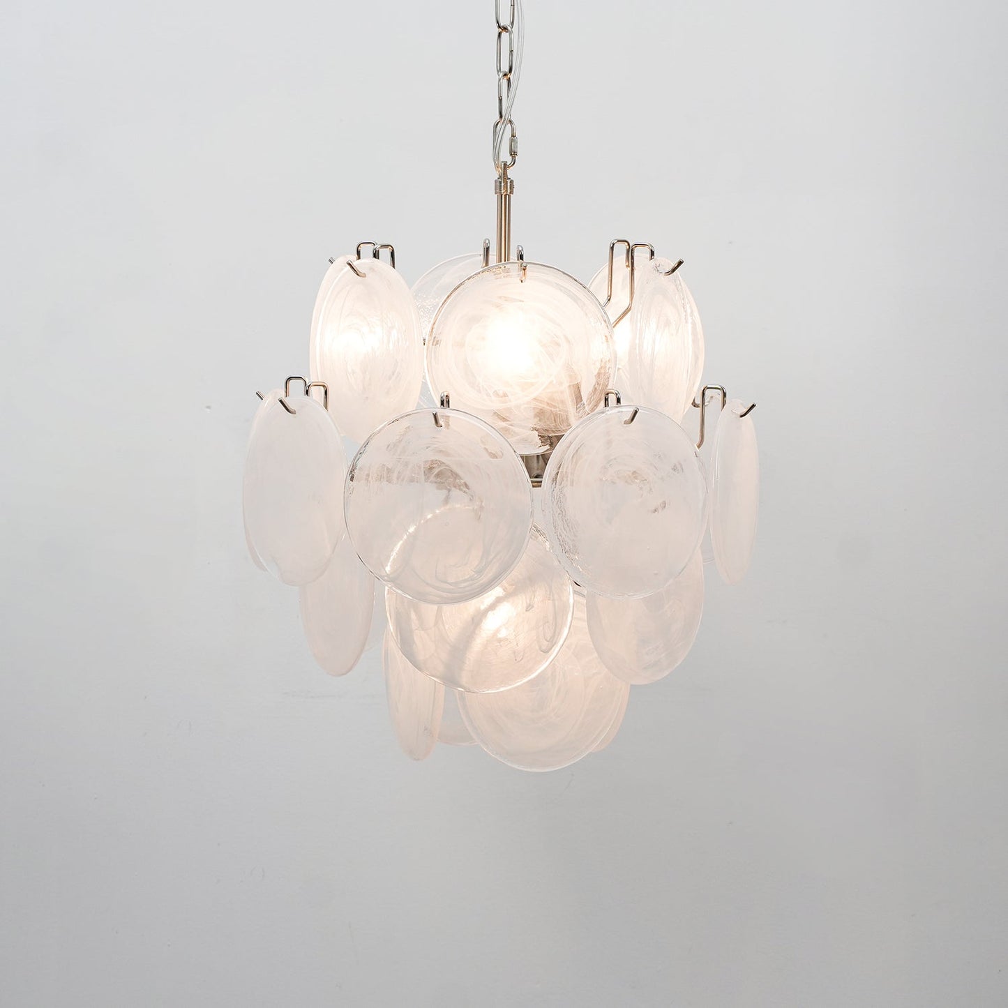 Lunaria Disc Murano Chandelier