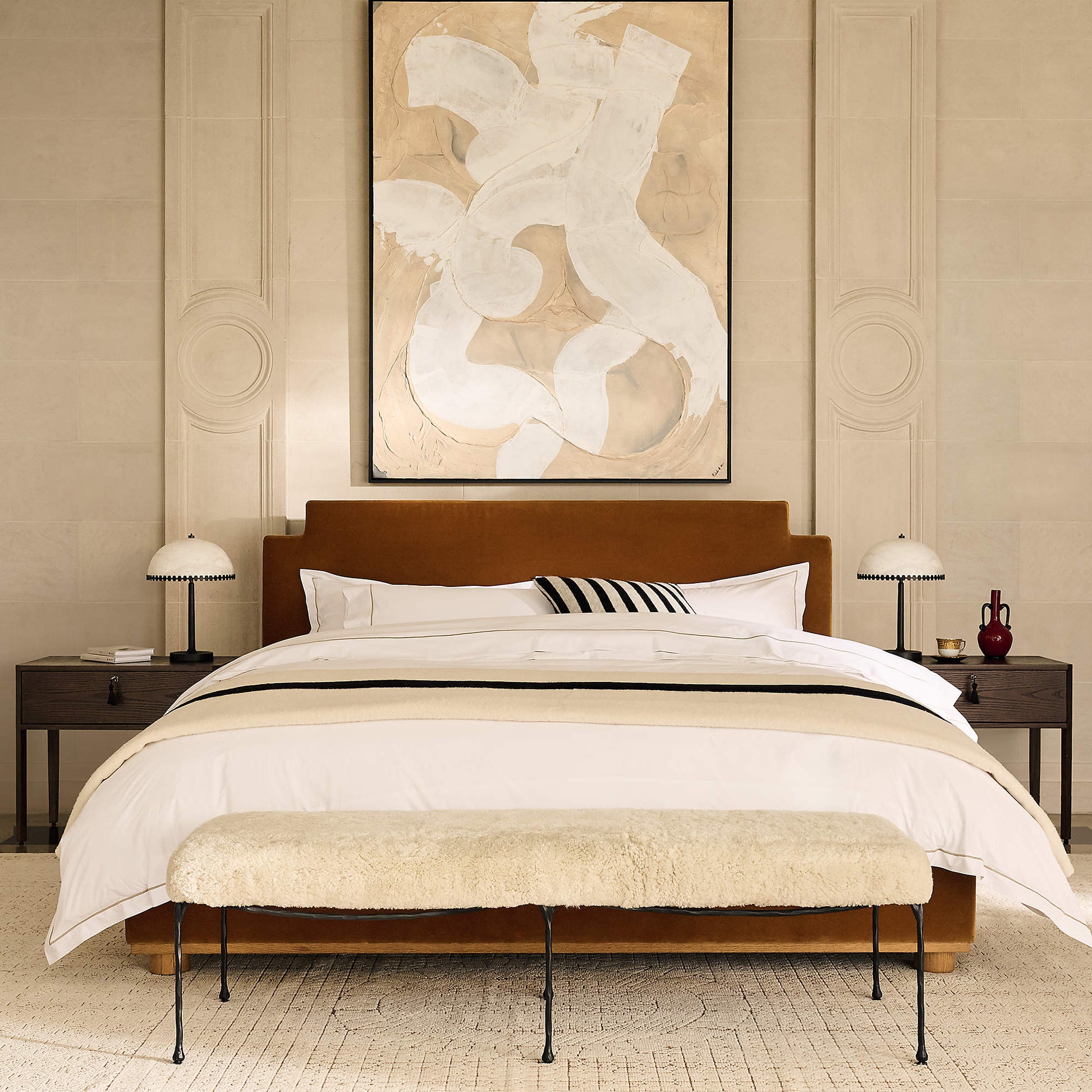 Lunarra Dome Alabaster Table Lamp