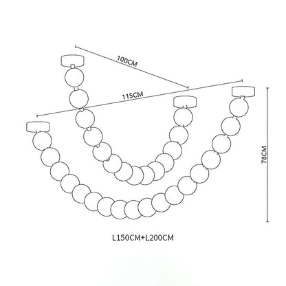Strand Necklace Chandelier