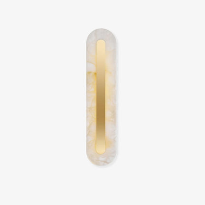 Alabaster Rounded Wall Light