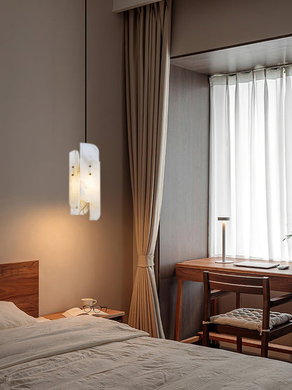 Megalith Mini Alabaster Pendant Light