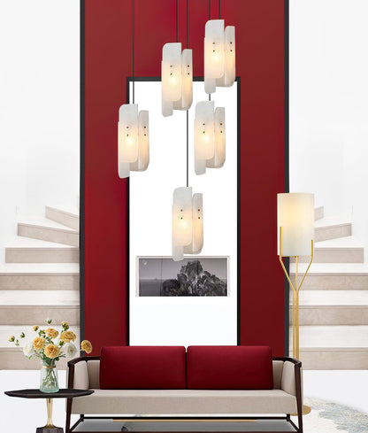 Megalith Mini Alabaster Pendant Light