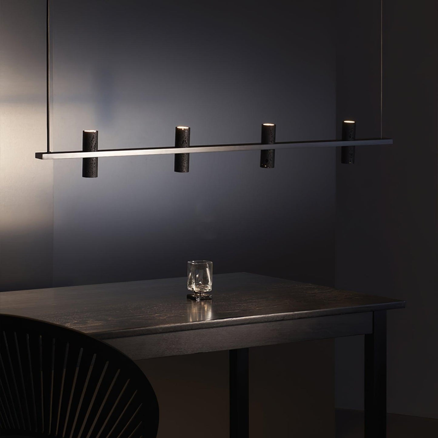 Travertine Parallel Chandelier