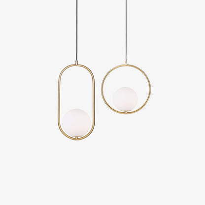Mila Brass Pendant Swag Light