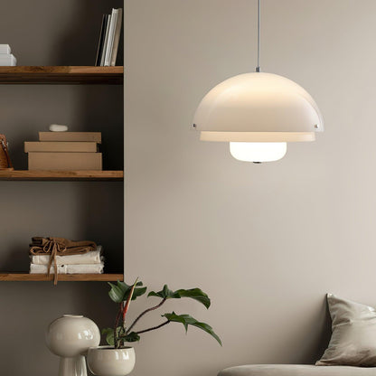 Milk White Layer Pendant Lamp
