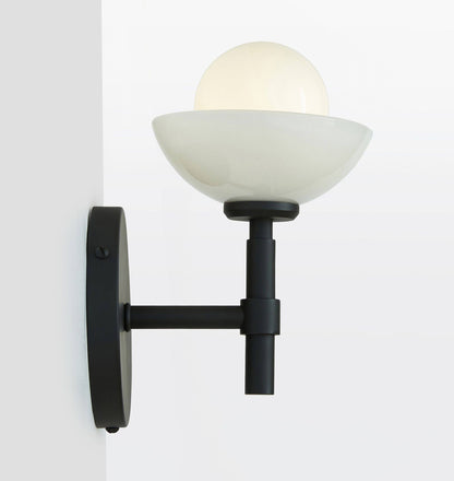 Milo Alabaster Double Wall Light
