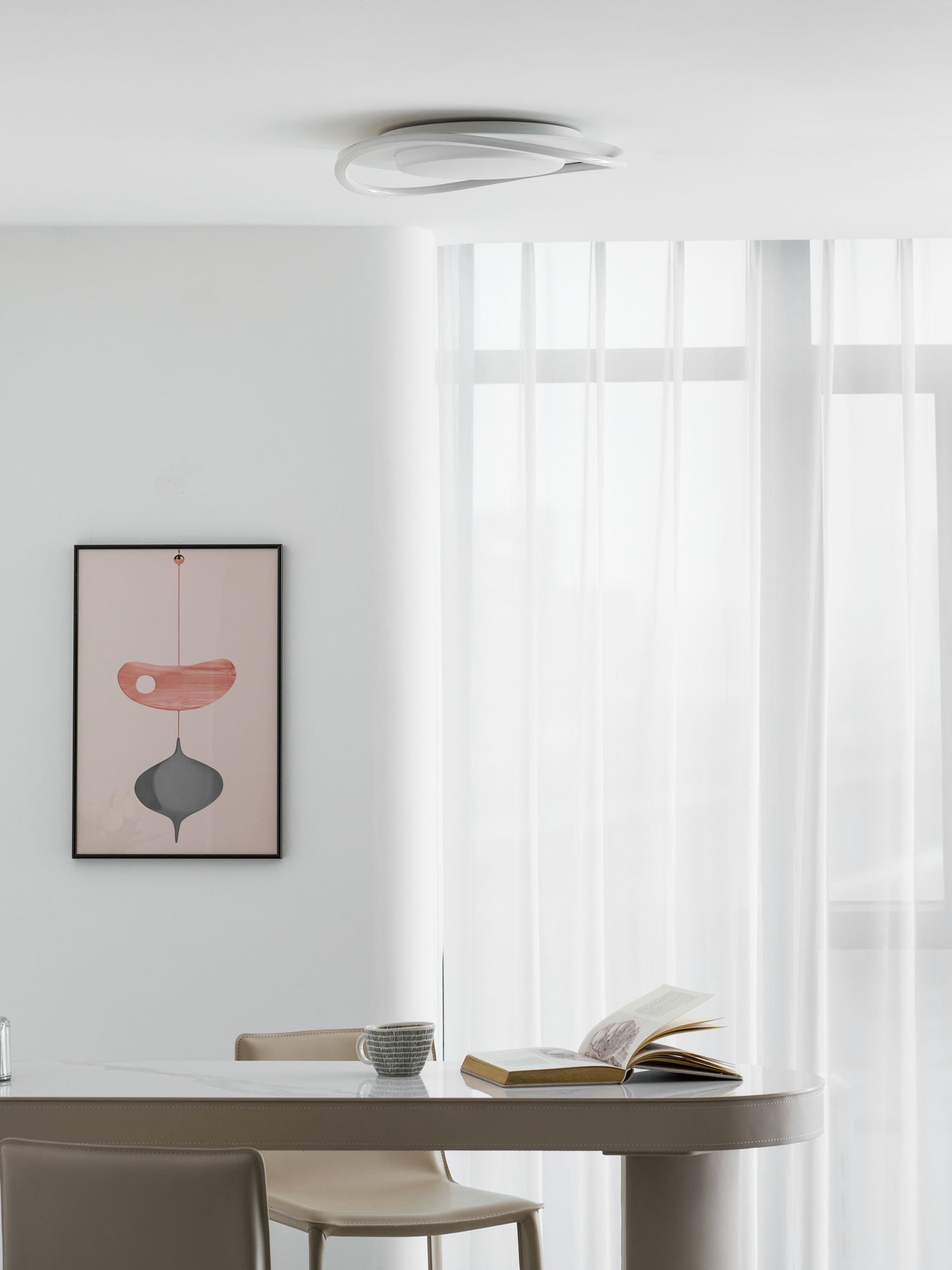 Minimalist Geometry LED Ceiling Light