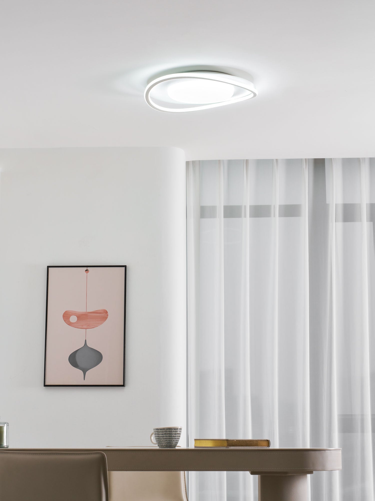 Minimalist Geometry LED Ceiling Light