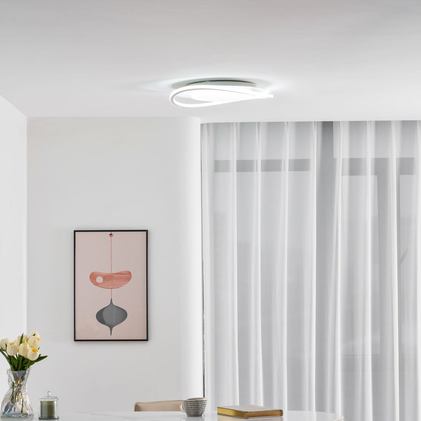 Minimalist Geometry LED Ceiling Light