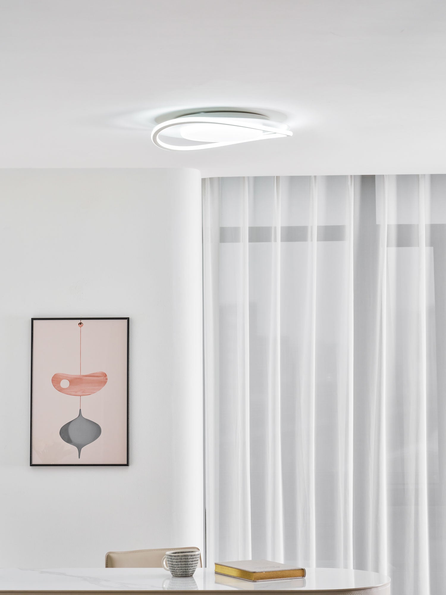 Minimalist Geometry LED Ceiling Light