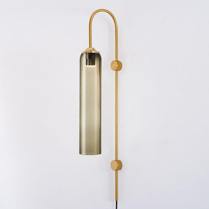 Modern Glass Plug-In Wall Lamp
