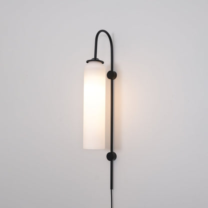 Modern Glass Plug-In Wall Lamp