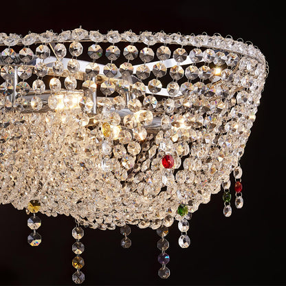 Modern Round Crystal Chandelier