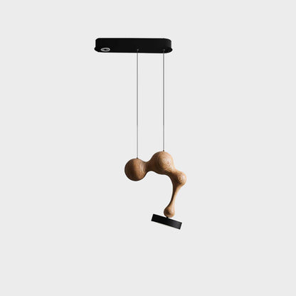 Molecule Wooden Pendant Light