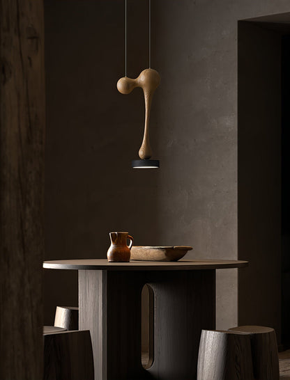 Molecule Wooden Pendant Light