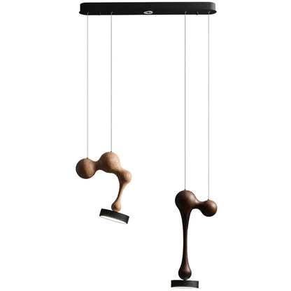 Molecule Wooden Pendant Light