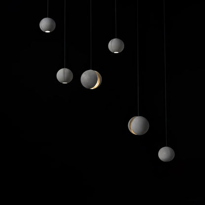 Moon Concrete Pendant Lamp