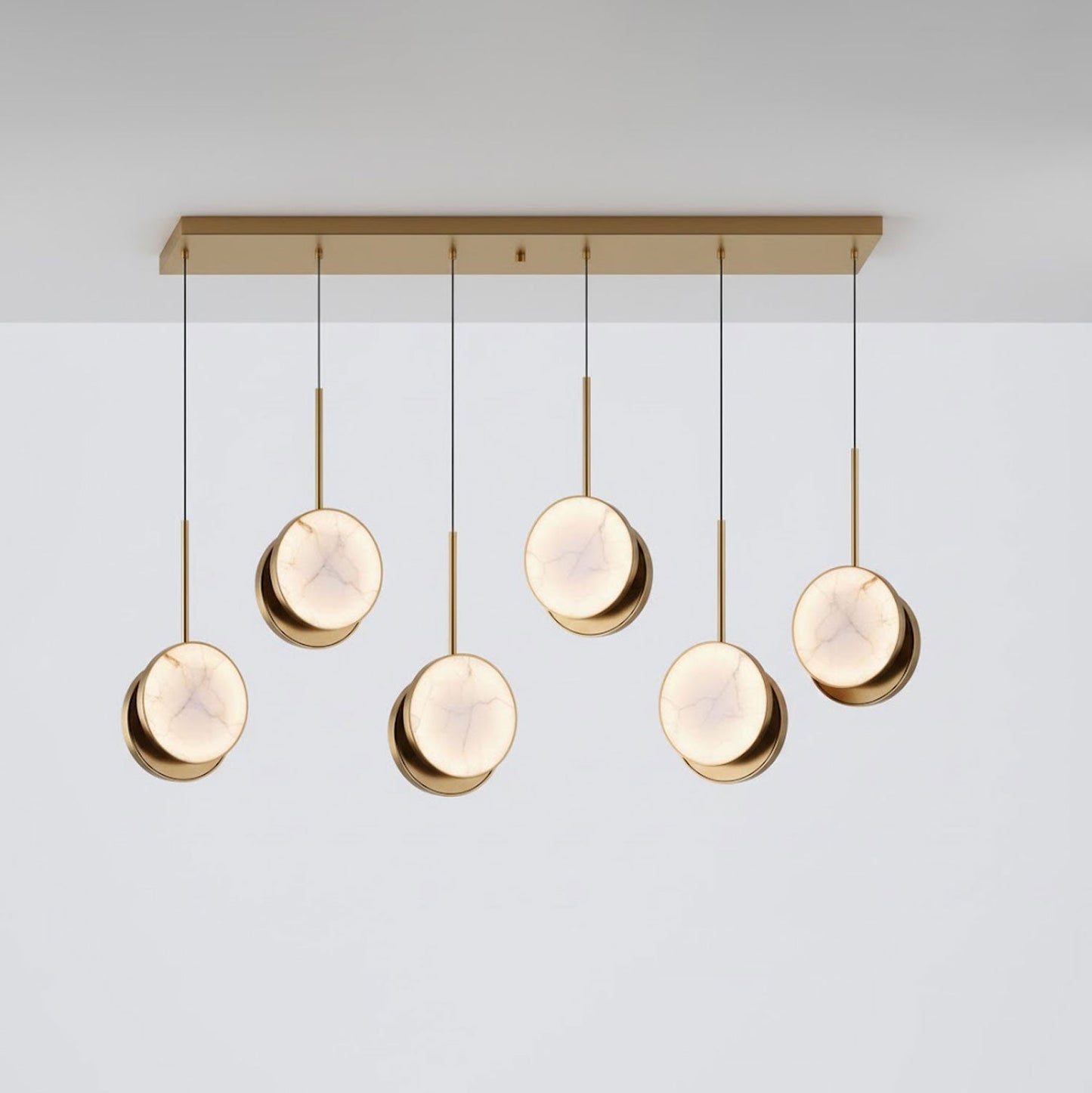 Moonshade Alabaster Pendant Light