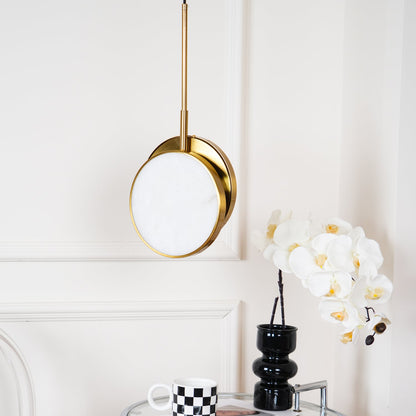 Moonshade Alabaster Pendant Light