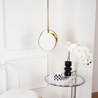 Moonshade Alabaster Pendant Light