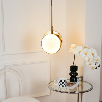 Moonshade Alabaster Pendant Light