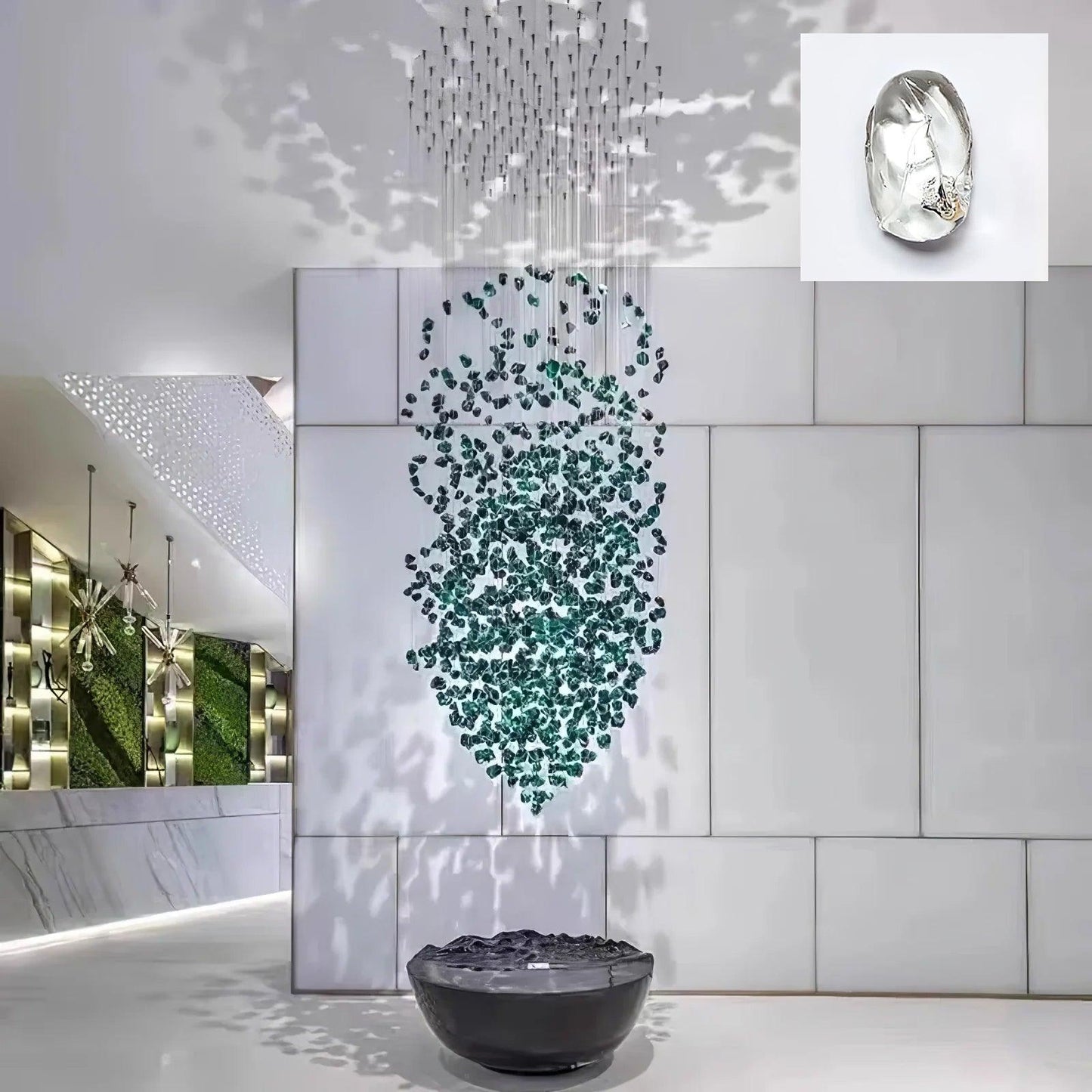 Crystal Stone Chandelier