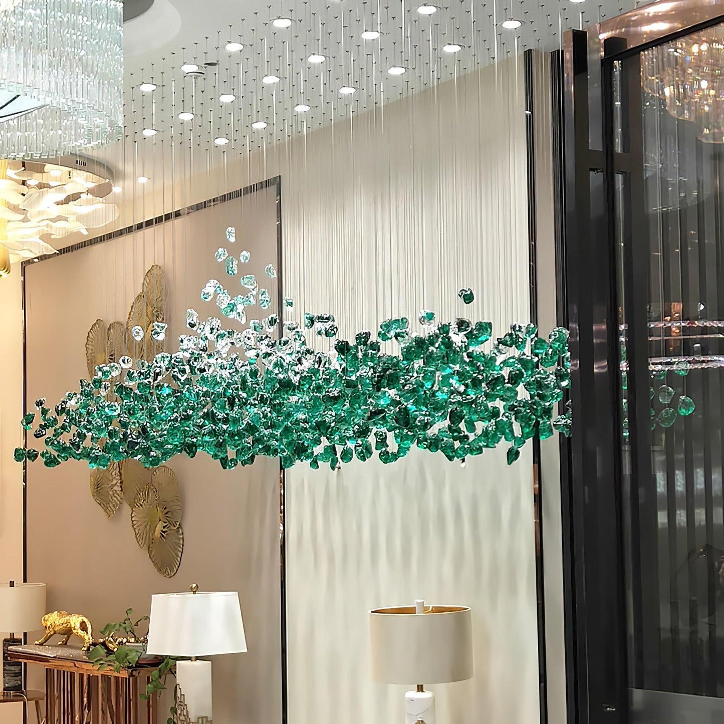 Crystal Stone Chandelier