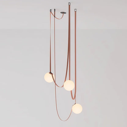 Multiple Belt Art Pendant Light