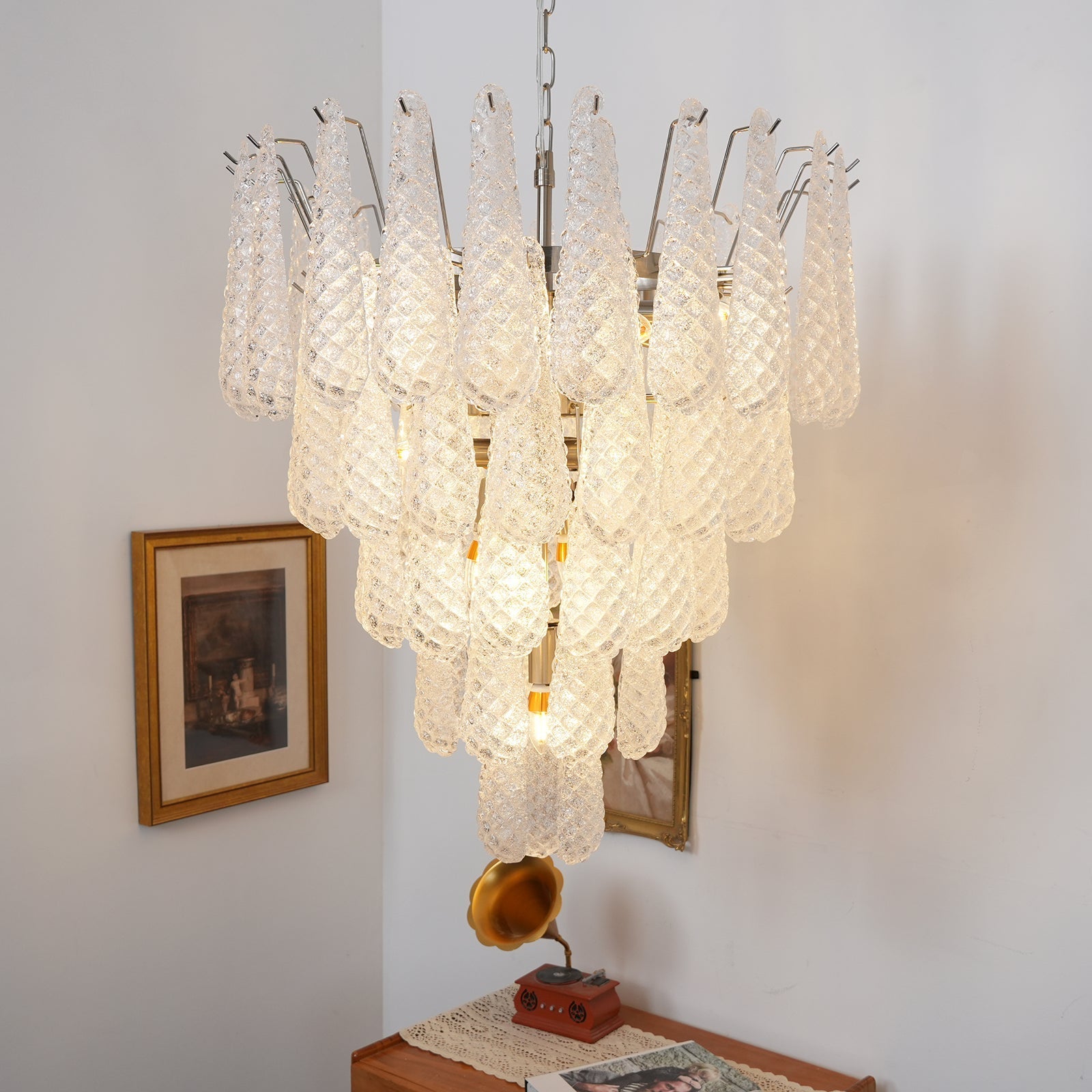 Murano Glass Dewdrop Chandelier