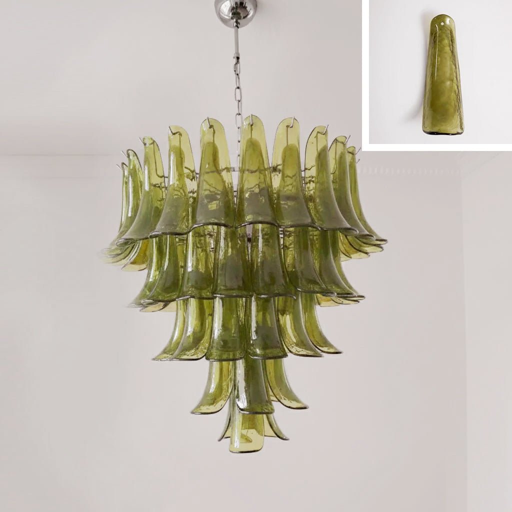 Murano Glass Petals Chandelier