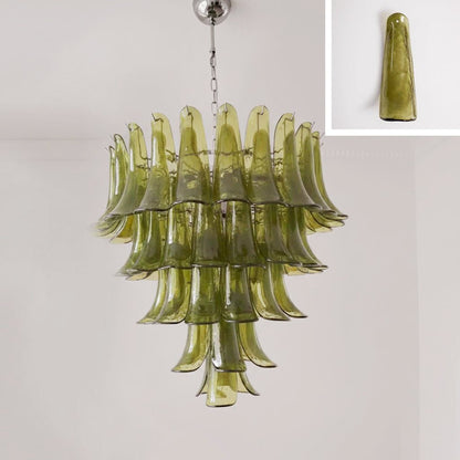Murano Glass Petals Chandelier