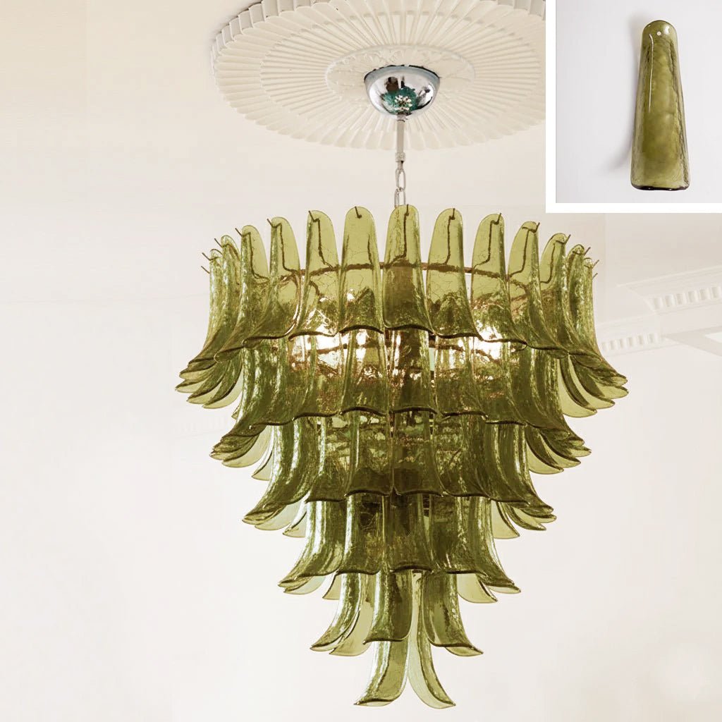 Murano Glass Petals Chandelier