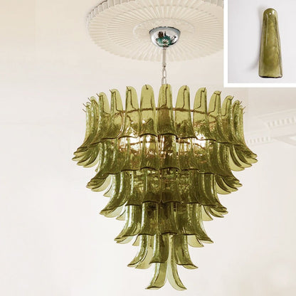 Murano Glass Petals Chandelier