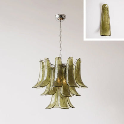 Murano Glass Petals Chandelier