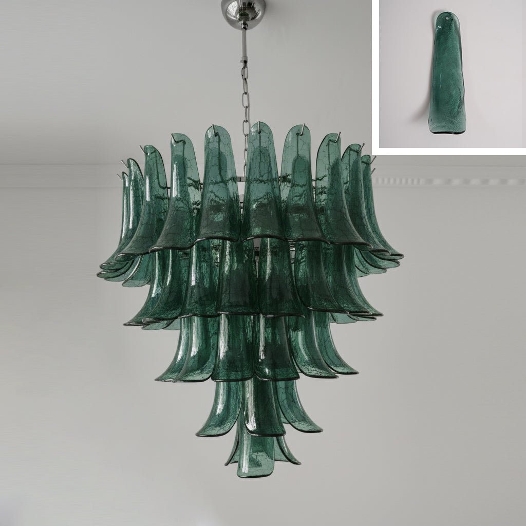 Murano Glass Petals Chandelier