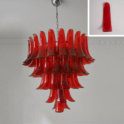 Murano Glass Petals Chandelier