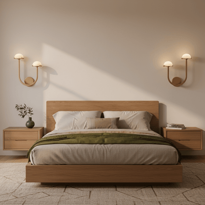 Mushroom Alabaster Wall Lamp