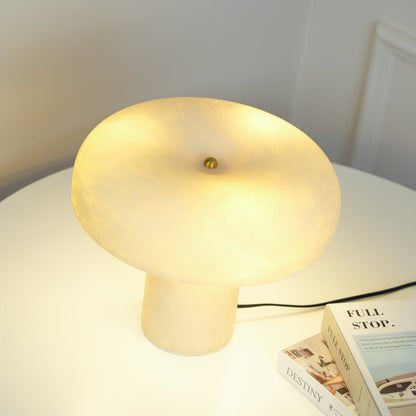 Mushroom Type Alabaster Table Lamp