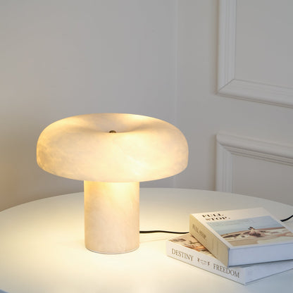 Mushroom Type Alabaster Table Lamp