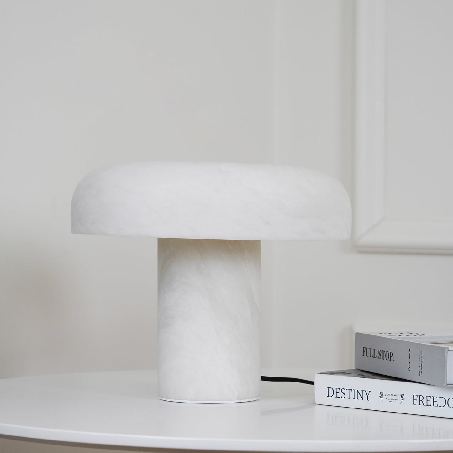 Mushroom Type Alabaster Table Lamp