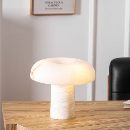 Mushroom Type Alabaster Table Lamp