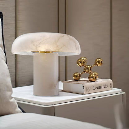 Mushroom Type Alabaster Table Lamp