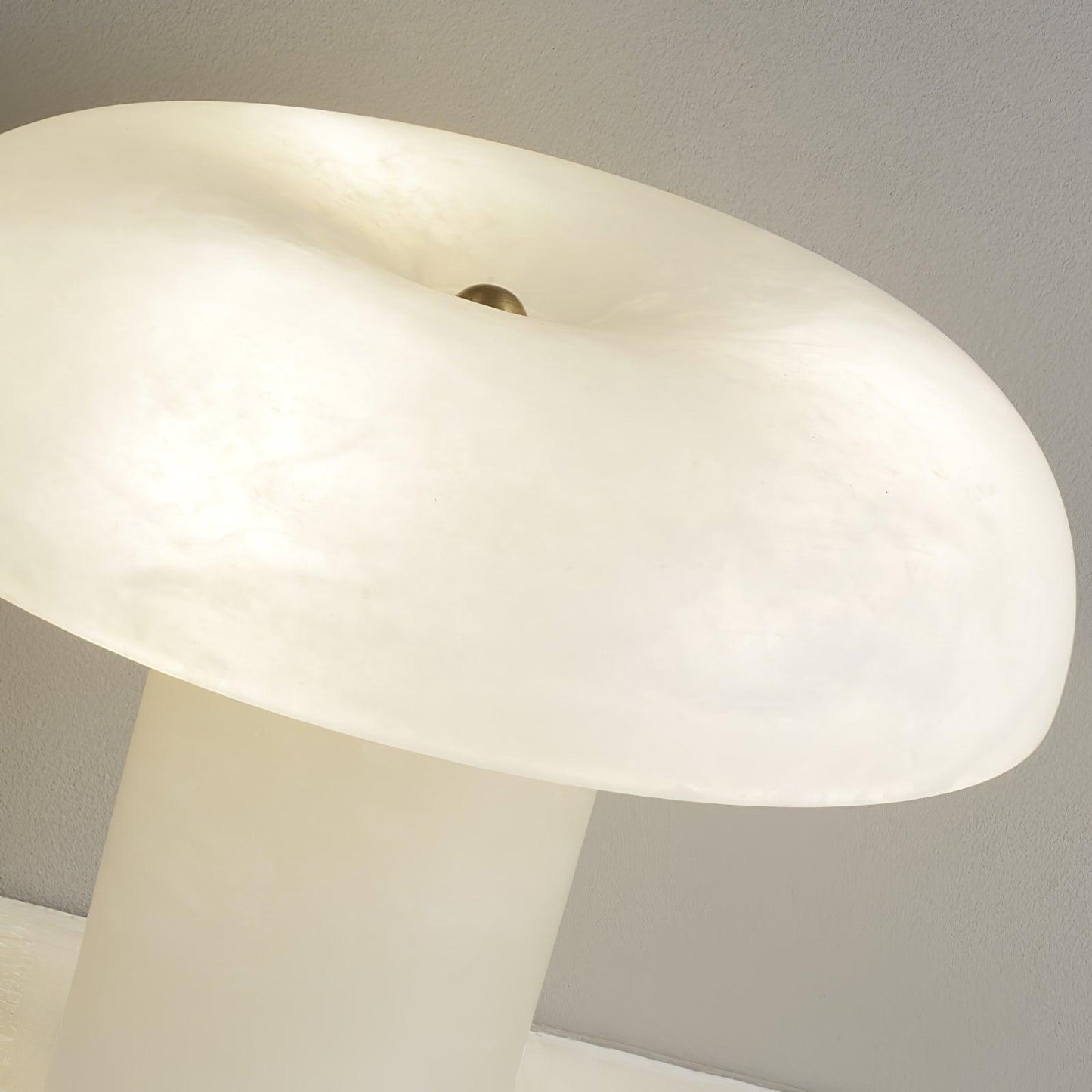 Mushroom Type Alabaster Table Lamp