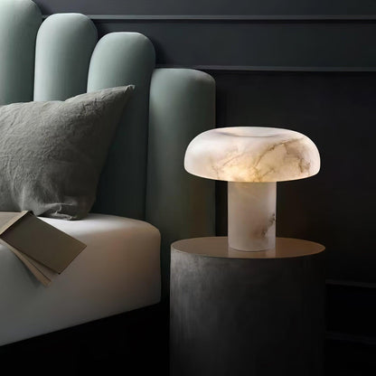 Mushroom Type Alabaster Table Lamp
