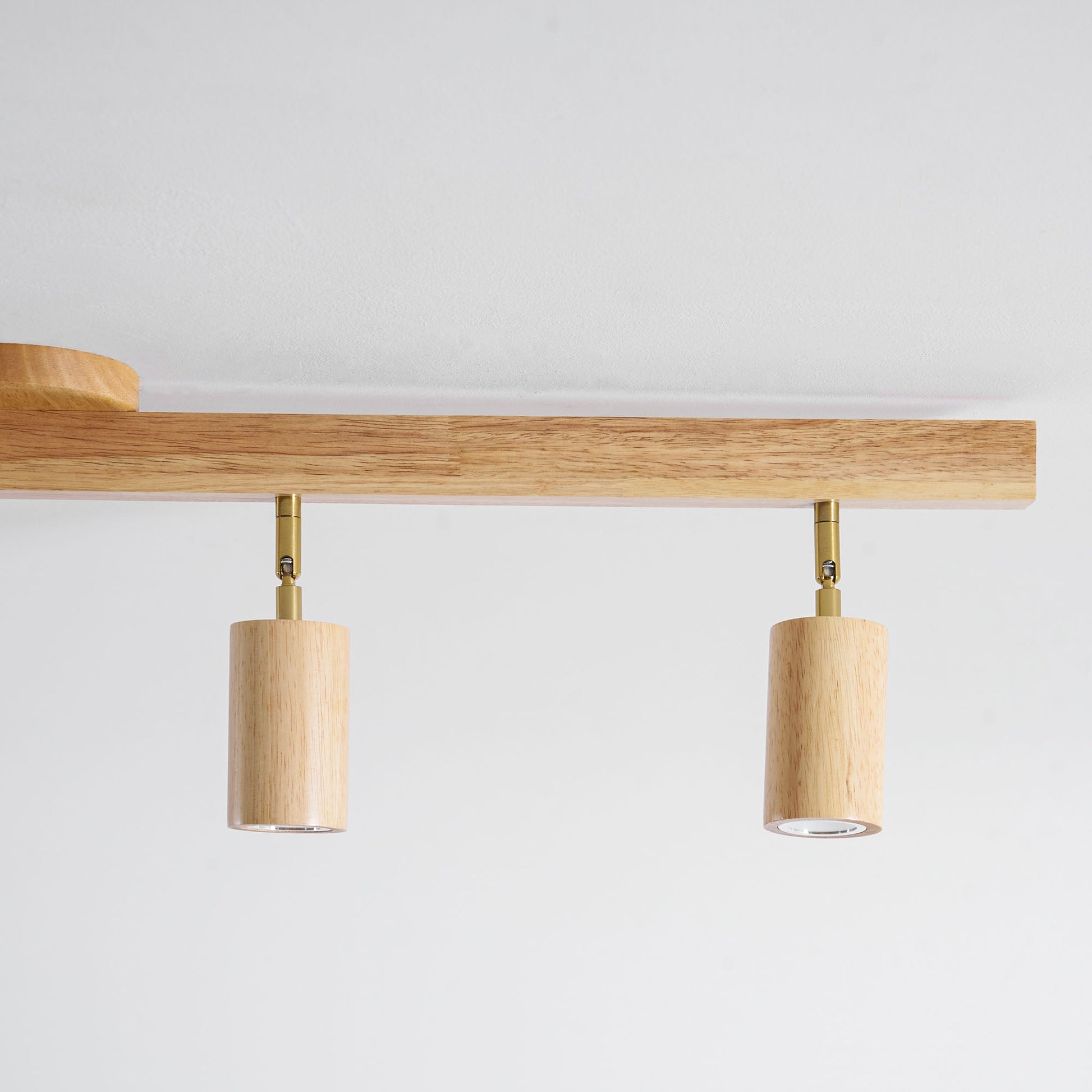 Natural Wood Beam Spotlight Light