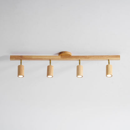 Natural Wood Beam Spotlight Light